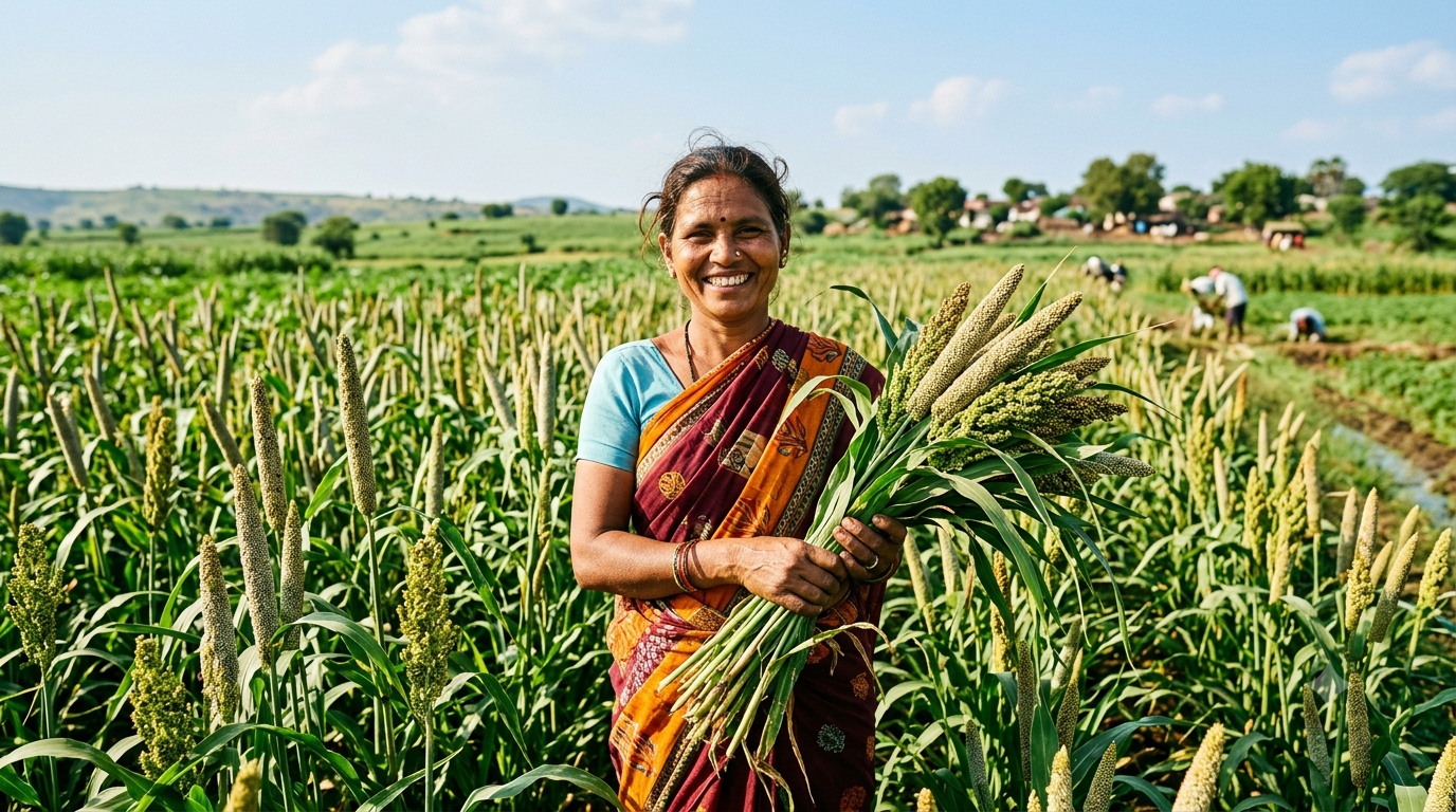 Climate-resilient crops and sustainable farming strategies